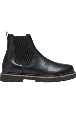 Birkenstock Schoenen, Dames, Zwart, 39 EU, Leer, Highwood Leren Chelsea Boots