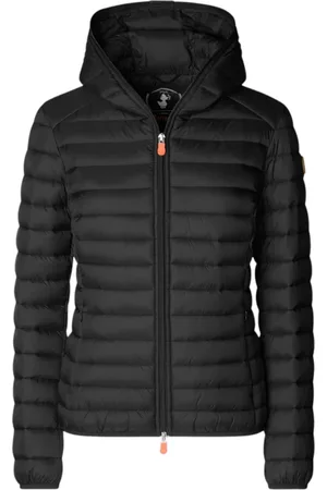 save the duck Jassen, Dames, Zwart, M, Zwarte Hoodie Jas
