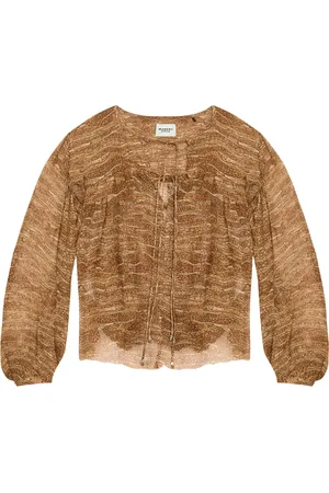 Isabel Marant Blouses & Shirts, Dames, Bruin, M, Dameshemd Mode