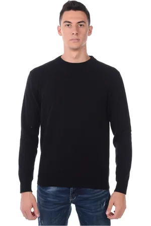D.A. Daniele Alessandrini Truien, Heren, Zwart, M, Wol, Sweatshirts
