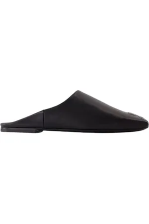Courrèges Schoenen, Dames, Zwart, 39 EU, Leer, Leren Shadow Mules