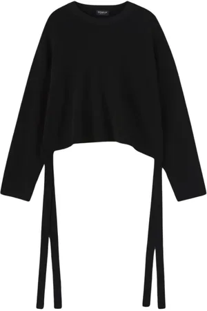 Dondup Truien, Dames, Zwart, L, Girocollo Ketting