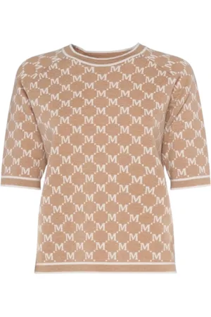 Max Mara Truien, Dames, , M, Wol, Logo T-shirt