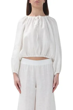 LIVIANA CONTI Blouses & Shirts, Dames, Wit, S, Witte Jas