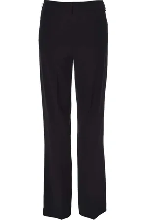 Luisa Cerano Broeken, Dames, Zwart, 3Xl, Katoen, Hoogwaardige wijde broek