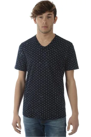D.A. Daniele Alessandrini Tops, Heren, Blauw, M, Katoen, Gezellig Sweatshirt T-Shirt
