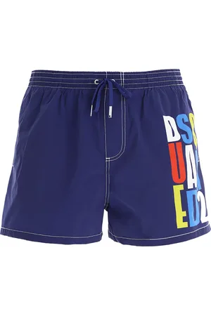 Dsquared2 Badkleding, Heren, Blauw, XL, Stijlvolle Strandkleding