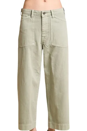 Denimist Jeans, Dames, Groen, W27, Katoen, Mint Workwear Georgia Broek