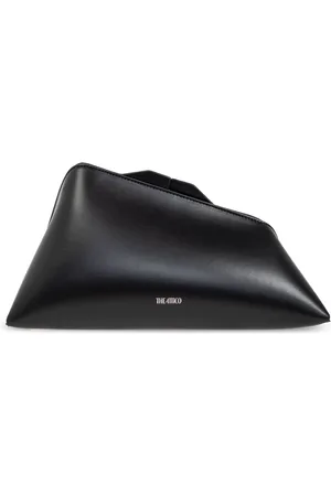 The Attico Tassen, Dames, Zwart, ONE Size, Leer, Leren Clutch