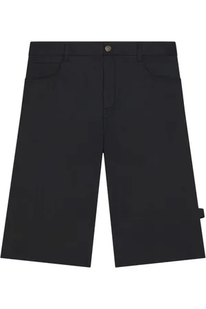Courrèges Korte broeken, Heren, Zwart, XL, Polyester, Zwarte Zomershorts