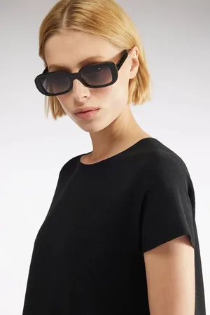 LIVIANA CONTI Tops, Dames, Zwart, S, Kimono Mouw Viscose Top