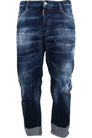 Dsquared2 Jeans, Heren, Blauw, M, Katoen, Straight Jeans