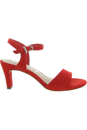 Tamaris Schoenen, Dames, Rood, 36 EU, Hoge Hak Sandalen