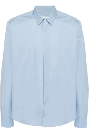 Ami Overhemden, Heren, Blauw, M, Katoen, Shirts