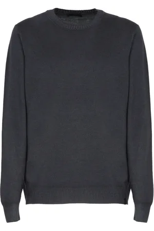 FAY Truien, Heren, Zwart, 3Xl, Wol, Wollen trui met ronde hals