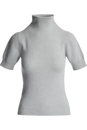Marni Truien, Dames, Grijs, L, Wol, Comfortabele coltrui