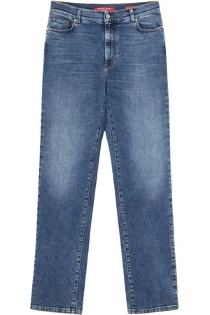 Persona by Marina Rinaldi Jeans, Dames, Blauw, 3Xl, Katoen, Klassieke Straight Leg Jeans