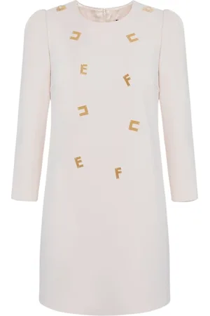 Elisabetta Franchi Mantels, Dames, Geel, L, Double-Breasted Jas