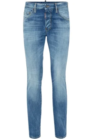 Dsquared2 Jeans, Heren, Blauw, S, Katoen, 5 Pocket Broek