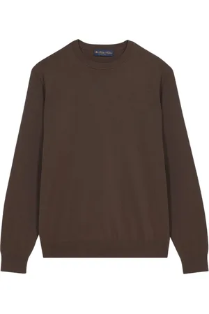 Brooks Brothers Sweatshirts & Hoodies, Heren, Bruin, 2Xl, Katoen, Katoenen trui