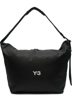 Y-3 Tassen, Heren, Zwart, ONE Size, Zwarte Verstelbare Schouderband Bum Bag