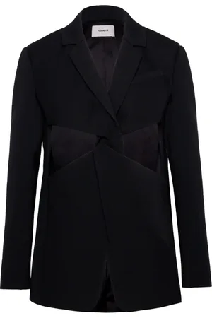 COPERNI Jassen, Dames, Zwart, M, Twisted Cut-Out Blazer