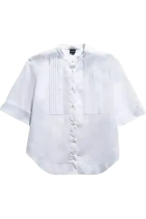 FAY Blouses & Shirts, Dames, Wit, M, Klassiek wit overhemd
