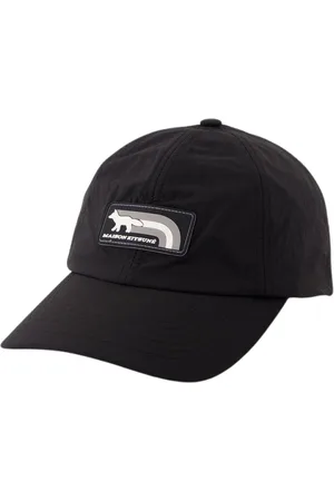Maison Kitsuné Accessoires, Dames, Zwart, ONE Size, Katoen, Zwarte Katoenen Vos Pet