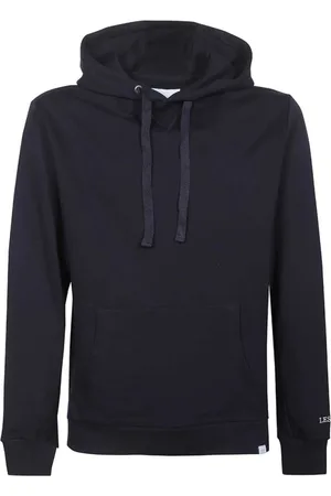 Les Deux Sweatshirts & Hoodies, Heren, Blauw, L, Katoen, Cotton Hooded Sweatshirt