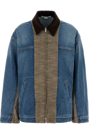Stella McCartney Jassen, Dames, Blauw, S, Denim, Klassiek Denim Jack
