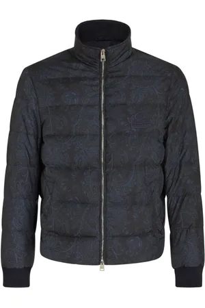 Etro Jassen, Heren, Blauw, 2Xl, Nylon, Winter Sportswear Jacket