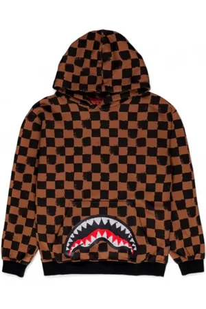 Sprayground Sweatshirts & Hoodies, Heren, Bruin, L, Katoen, Stijlvolle Hoodie