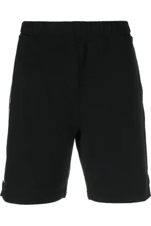 Heron Preston Korte broeken, Heren, Zwart, L, Katoen, Katoenen Bermuda Shorts