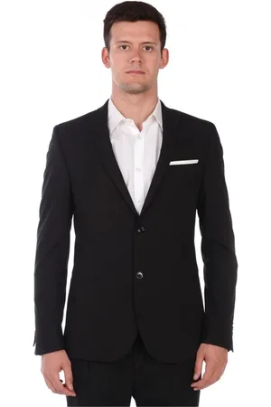D.A. Daniele Alessandrini Jassen, Heren, Zwart, M, Polyester, Stijlvolle Jas voor Mannen