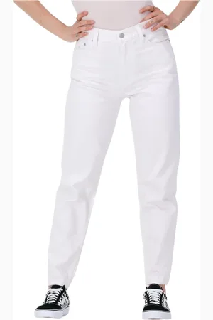 Calvin Klein Jeans, Dames, Wit, W28, Denim, Mom Jeans