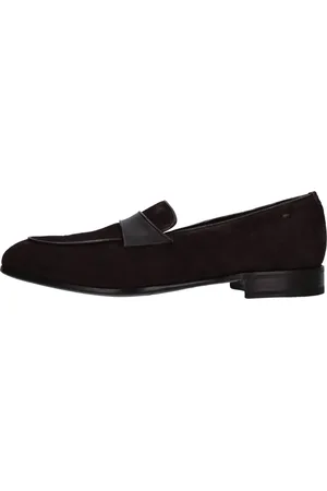 LIDFORT Schoenen, Heren, Bruin, 40 EU, Suède, Platte schoenen Bruin