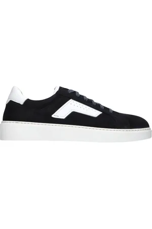 Magnanni Schoenen, Heren, Veelkleurig, 41 1/2 EU, Suède, Blauwe Suède Low-Top Sneakers