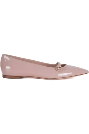 Casadei Schoenen, Dames, Roze, 39 EU, Glanzende ballerina