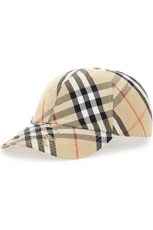 Burberry Accessoires, Heren, Veelkleurig, M, Wol, Bias Check Baseballpet