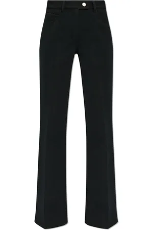 Courrèges Broeken, Dames, Zwart, XS, Polyester, Wijde Broek