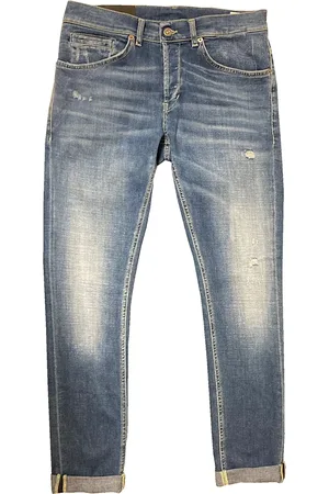 Dondup Jeans, Heren, Blauw, W34, Slim-Fit Jeans