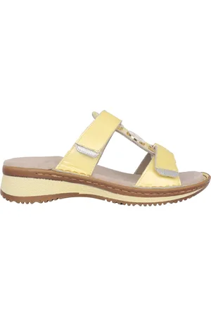 ARA Schoenen, Dames, Geel, 41 EU, Gele Dames Slide Sandaal Hawaii