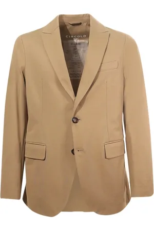 Circolo Jassen, Heren, , M, Katoen, Beaver Katoenmix Jas Regular Fit