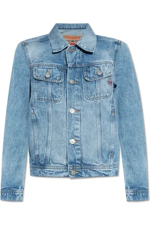 Diesel Jassen, Dames, Blauw, M, Denim, De-Bonny Denim Jas