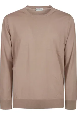 BALLANTYNE Truien, Heren, Bruin, 2Xl, Klassieke Gebreide Trui