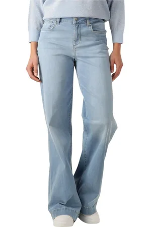 Liu Jo Jeans, Dames, Blauw, W30, Flare Autentic Jeans voor vrouwen