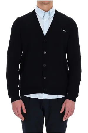 A.P.C. Truien, Heren, Blauw, L, Katoen, Blauw Katoenen Vest