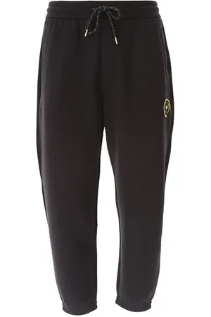 Emporio Armani Broeken, Heren, Zwart, L, Katoen, Trainingsbroeken