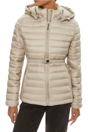 Calvin Klein Jassen, Dames, , S, Polyester, Gewatteerd Waist Shocking Jasje