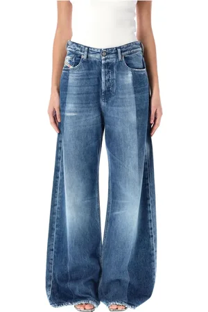 Diesel Jeans, Dames, Blauw, W26, Katoen, Relaxed Jeans 1996 D-Sire